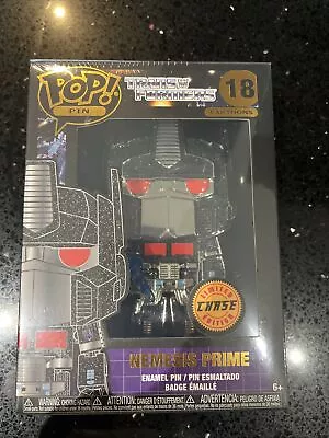 Buy Funko Pop Pin 18 Transformers Nemesis Prime Chase Limited Edition New Rare! • 37.99£