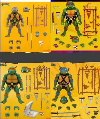 Buy Super7 - Teenage Mutant Ninja Turtles Ultimates - Set Of 4 Turtles • 218.99£
