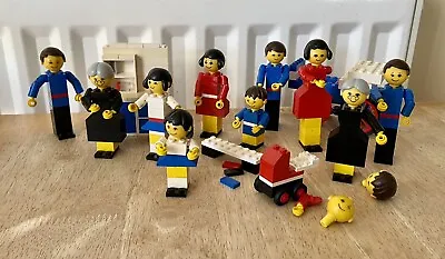 Buy Lego Family People 194 200-1 272 Vintage 1970’s Incomplete Bundle • 5£