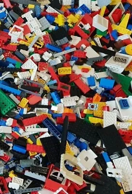 Buy Genuine Lego Bundle 1kg-1000 Pieces  Mixed Bricks ! Pieces + 1 MINIFIGURES !!!! • 14.95£