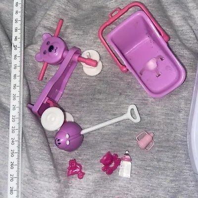 Buy Toys Mini Bundle Doll Play Set Barbie Size Tricycle Carrier • 1.50£