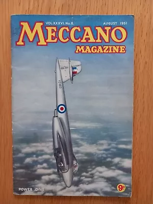 Buy Meccano Magazine August 1951 • 4.99£