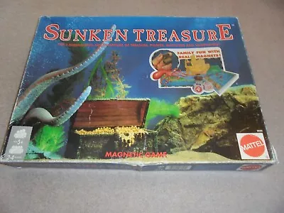 Buy Sunken Treasure Board Game 1991 By Mattel Retro Vintage Game • 3.99£