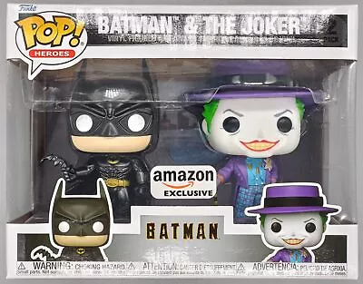 Buy [2 Pack] Batman & The Joker - Metallic - DC Funko POP • 33.74£