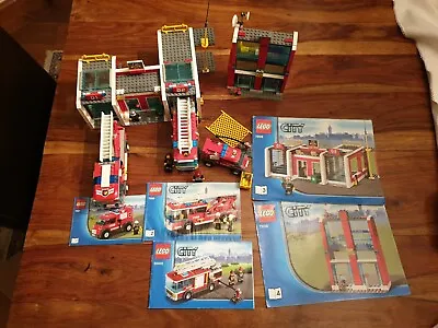 Buy LEGO City 7208 Fire Station Massive Set Buildings, Muliple Engines & Extra Buggy • 35£