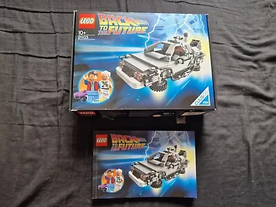 Buy Lego Set 21103 Back To The Future The DeLorean BOX AND INSTRUCTIONS ONLY 2013 • 29.99£