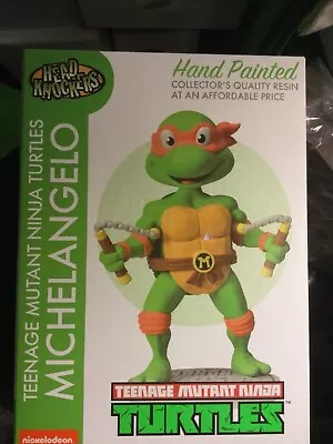 Buy Teenage Mutant Ninja Turtles Michaelangelo Headknocker.NECA • 45£