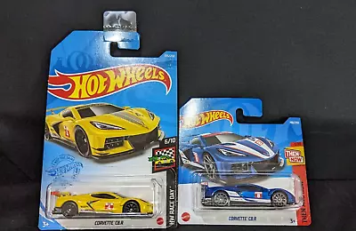 Buy Hot Wheels Pair Of Corvette C8.r Models. 2021 Hw Race Day. 2022 Then And Now. • 6.99£