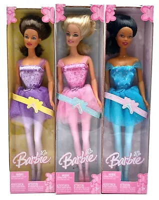 Buy 3x 2004 Mattel Ballet Star Barbie Doll: Teresa + Barbie + Christie / NrfB • 70.22£