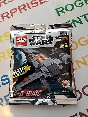 Buy Lego Star Wars 911950 Mini B-Wing Limited Edition Foil Polybag New And Sealed • 6.50£