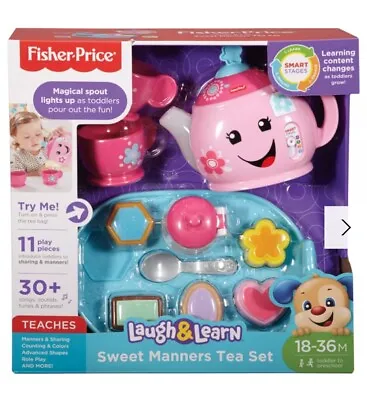 Buy Fisher Price Sweet Manners Tea Set Laugh & Learn • 25£