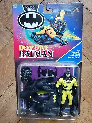 Buy BATMAN RETURNS : DEEP DIVE BATMAN 5  Figure, Kenner 1991, MOC,  Keaton, RARE • 69.99£