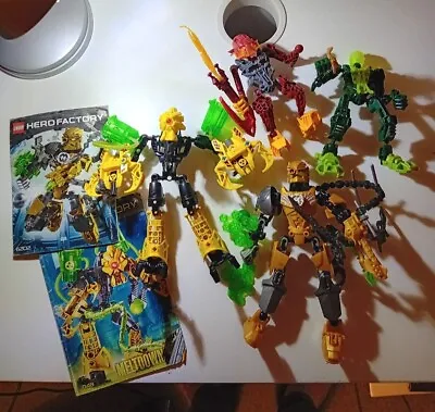 Buy Lego Hero Factory/Bionicle Incomplete Bundle Used Great Value Rocka + Meltdown   • 17£