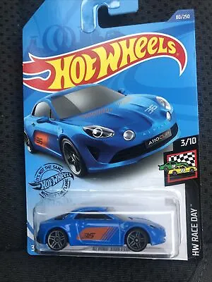 Buy Hot Wheels ALPINE A110 CUP Blue 80/250 2018 Long Card New • 8£