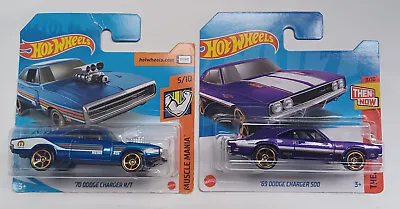 Buy Hot Wheels • '70 Dodge Charger R/t & '69 Dodge Charger 500 Set • New • 8.21£