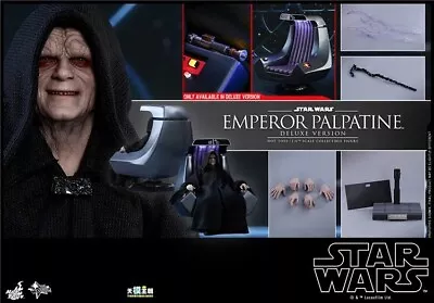 Buy Hot Toys Star Wars Emperor Palpatine MMS468 Deluxe Version • 531.12£