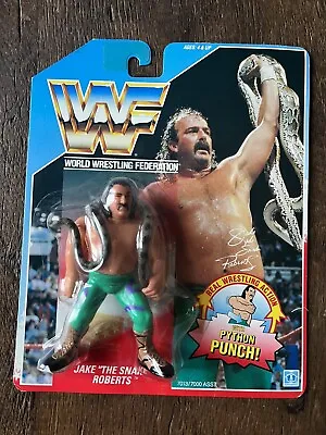 Buy WWF Hasbro Moc Jake The Snake Roberts • 199.46£