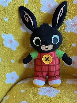 Buy Cbeebies Bing Rabbit Talking Plush Soft Toy Comforter Fisher Price 2014 Mattel • 9.99£