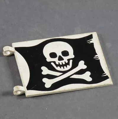 Buy LEGO® Pirate Flag 4x6 Printed Skull Flag Jolly Roger Flag 2525p01 6285 • 25.50£