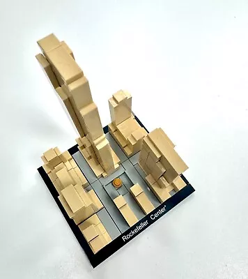 Buy LEGO Architecture: Rockefeller Center (21007) New Parts Inc Printed Nameplate • 59.99£