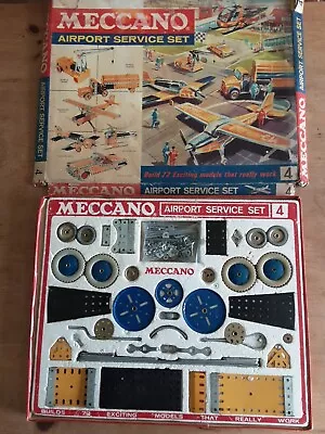 Buy Meccano Early 1960s Airport Service Set 4 Outfit Complete (no Manuals) • 29.99£