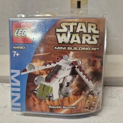 Buy Lego Star Wars Mini Building Set Republic Gunship 4490 New Worn Seal • 22.95£