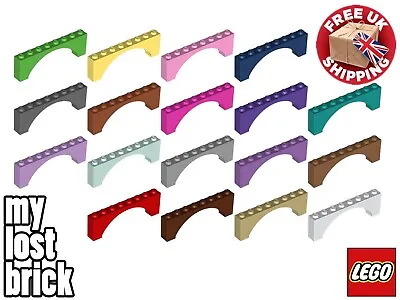 Buy LEGO - Part 16577 - Pack Of 2 X NEW LEGO Arch Bricks 1x8x2 + SELECT COLOUR • 1.49£