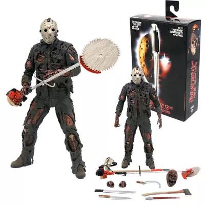 Buy NECA Jason Voorhees Friday 13th VII Ultimate 7  Horror Action Figure Model New • 49.08£