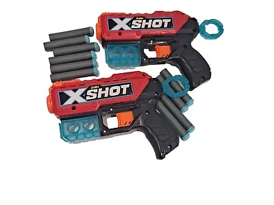 Buy Zuru X Shot Bundle Nerf Bullet Compatible Spring Powered Blaster • 14.99£
