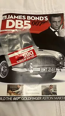 Buy Eaglemoss 1/8 Build Your Own James Bond 007 Aston Martin Db5 Issue 28 Inc Parts • 6.99£
