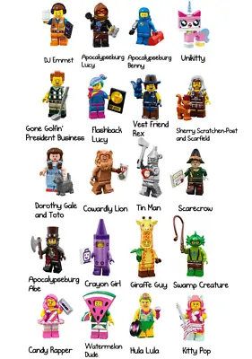 Buy Lego Movie 2 Minifigures Series 71023 Select Your Mini Figure ----> • 6.45£