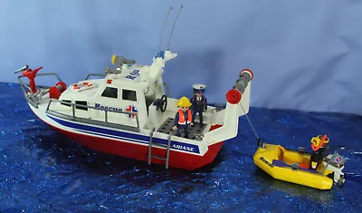Buy Playmobil 3941 Coastal Rescue Boat Complete With Underwater Motor • 25£