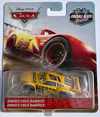 Buy Disney Cars Mattel Diecast - DINOCO CRUZ RAMIREZ Fireball Beach Racers | New • 7.99£