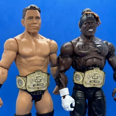 Buy WWE Custom Wrestling Belt - Mattel -  Tag Team Championship • 5.09£