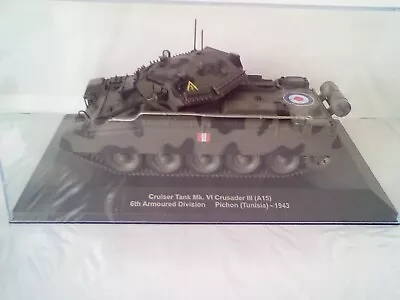 Buy Eaglemoss British Army Ww2 Crusader Tank, 6th Armoured Division, Tunisia 1943. • 14.99£