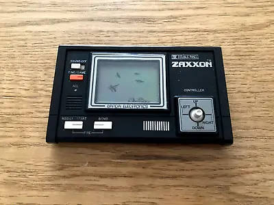 Buy Vintage Bandai Electronics ZAXXON 1982 Double Panel LCD Game - Great Condition • 80£