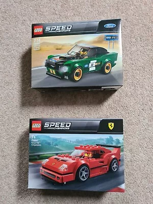 Buy Lego Speed Champions ...Ferrari F40 75890 Ford Mustang  75884. Brand New Sealed • 42.99£