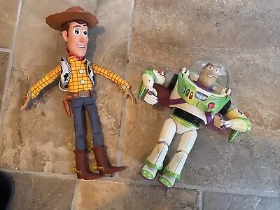 Buy Disney/Pixar Mattel 2012 Toy Story Buzz Lightyear & Woody Interactive Figures • 14.95£