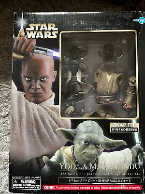 Buy Kotobukiya ARTFX Star Wars Attack Of The Clones Yoda & Mace Windu 1:7  • 139.95£