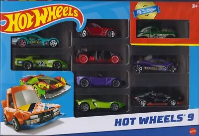 Buy Mattel Hot Wheels Car Assortment - Pack Of 9 #2 • 15.30£