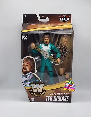 Buy WWE Elite Mattel Wrestling Figure Legends Series 20 Million Dollar Man DiBiase  • 18£