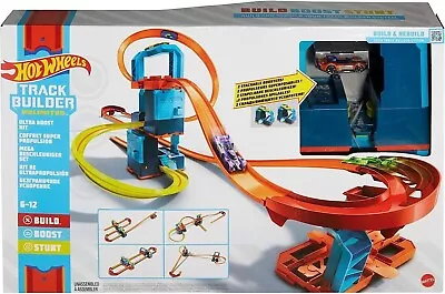 Buy Hot Wheels Track Builder Unlimited Ultra Stackable Booster Kit Motorized Set NEW • 59.99£