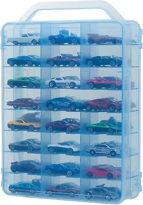 Buy Double Sided Toy Car Storage Case For 46 Hot Wheels, Matchbox Cars, Mini Toys • 56.81£