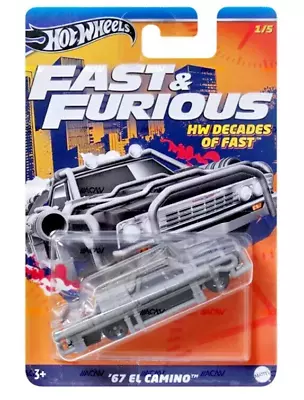 Buy Hot Wheels Fast And Furious '67 El Camino Chevrolet. New Unopened HW Decades Of. • 6.99£