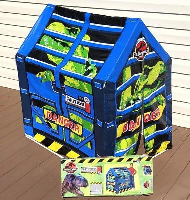 Buy Vintage Jurassic Park Lost World Play House Tent Cage Box 1997 90s Toy Kids Prop • 166.24£