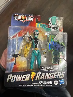 Buy New Power Rangers Dino Fury Green Ranger 6-Inch Action Figure With Sprint Sleeve • 14.99£