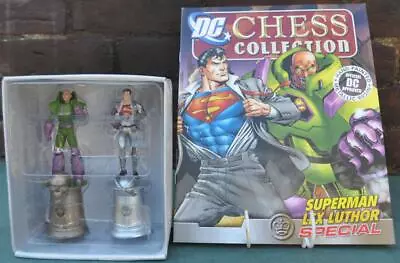 Buy Eaglemoss D C Chess Collection Clark Kent & Battle Suit Lex Luthor Figurines Set • 16.49£