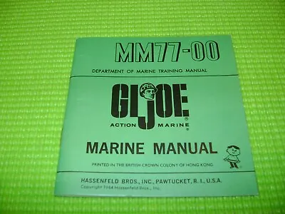 Buy 1964 Gi-joe Marine Catalog Manual Mm77-00 Back With Jeep • 20.59£