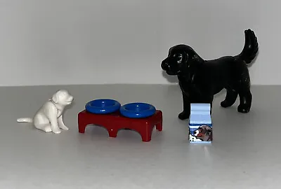 Buy Playmobil Figures City Life Pets Dogs Puppy  And Food Bowls House Accessories • 2.23£