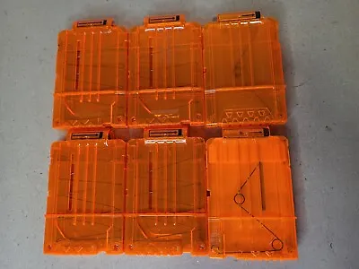 Buy NERF N Strike 6 Dart Clip Ammo Magazine X6 Mags For Bullets Mag Bundle • 9.99£